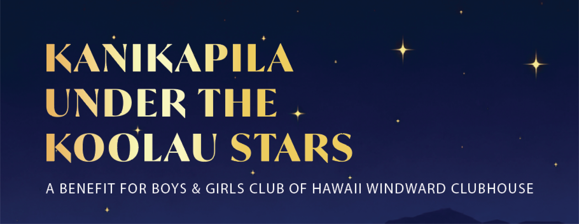 2026 Windward Under the Ko'olau Stars
